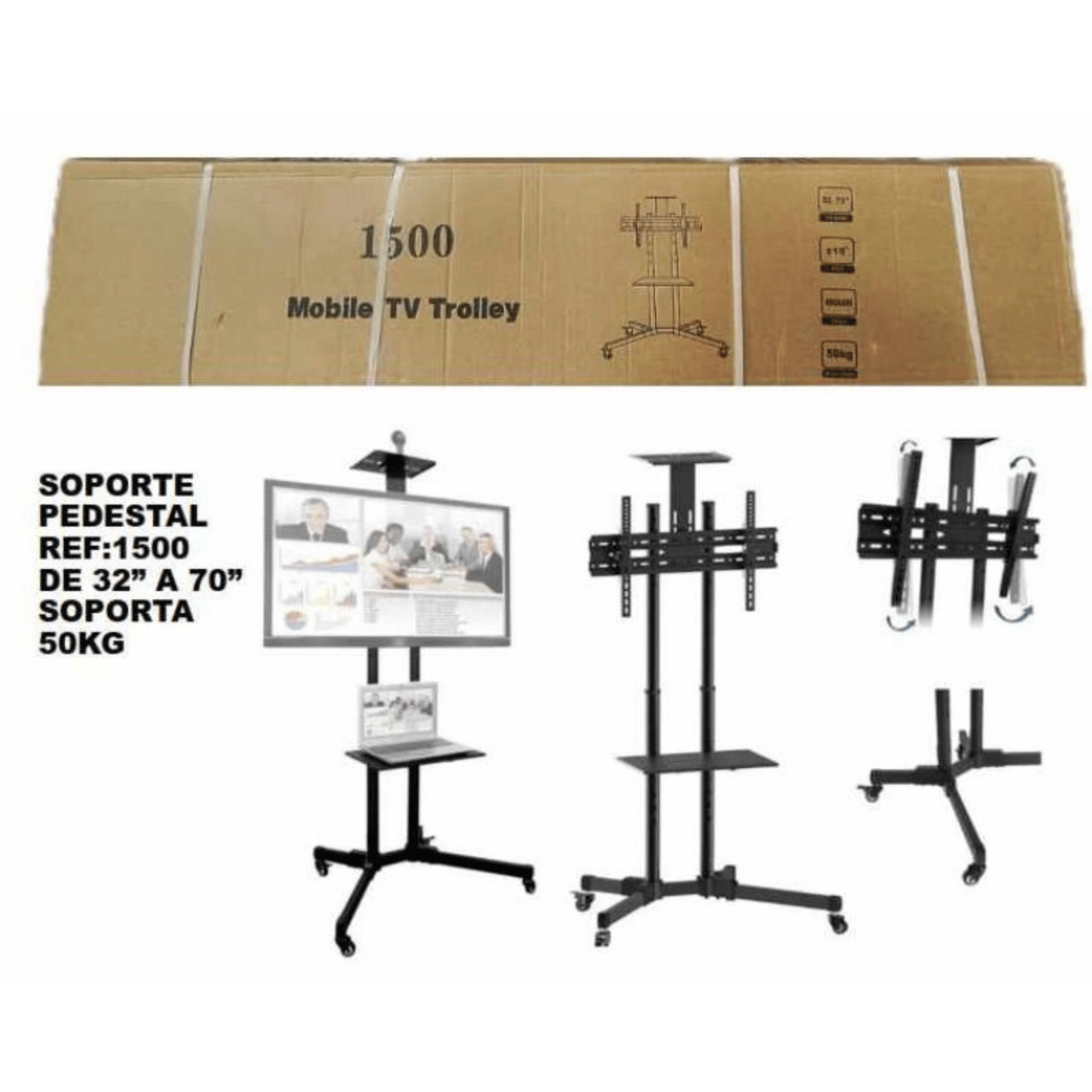 SOPORTE  PEDESTAL 32 A 70 PULGADAS